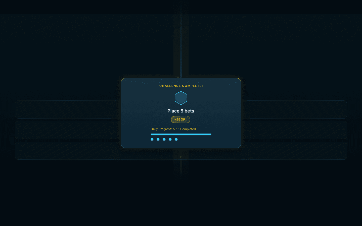 MonkeyTilt — Challenge complete toast