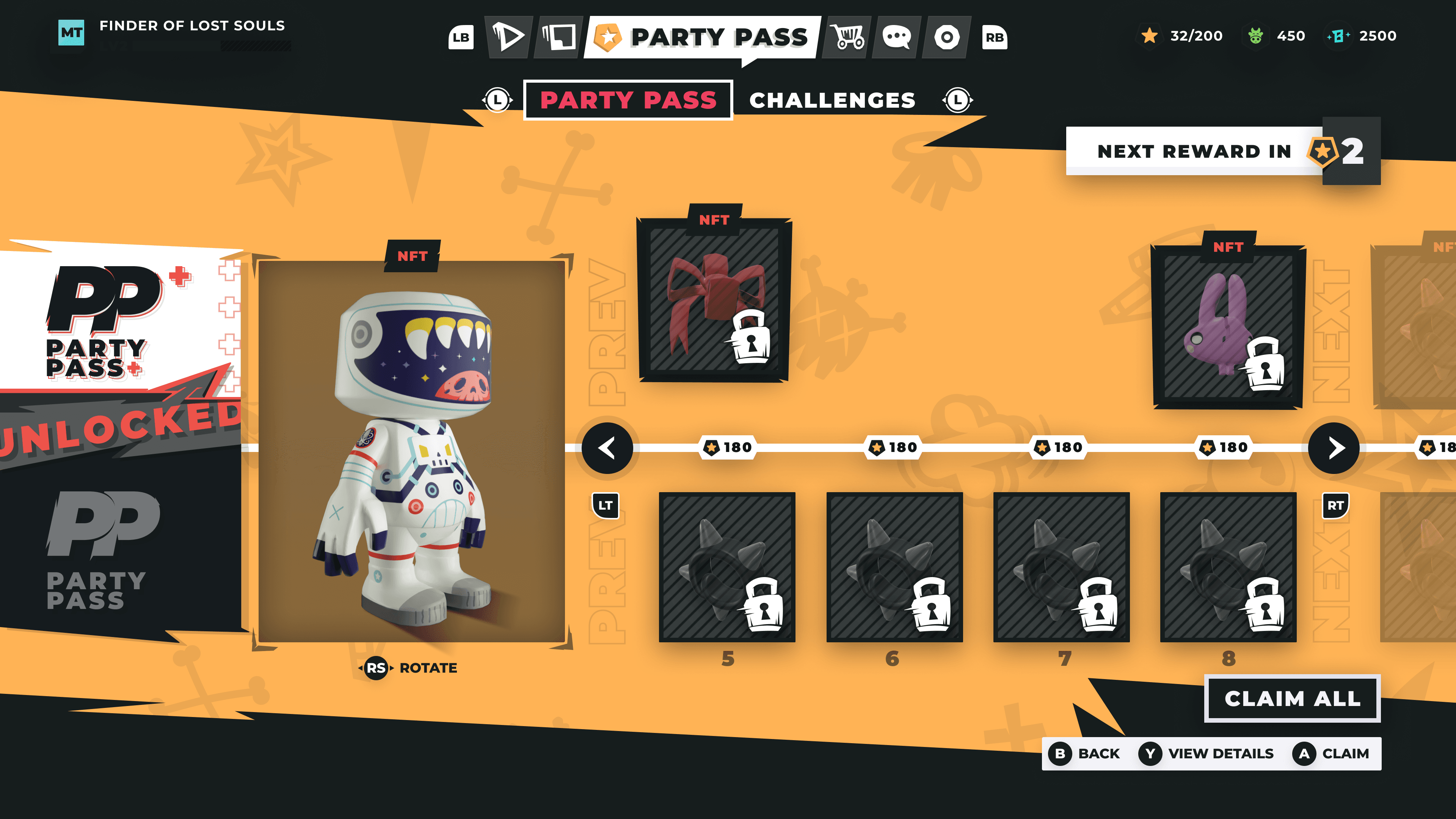Mythical — Battle Pass / Party Pass, alternate frame