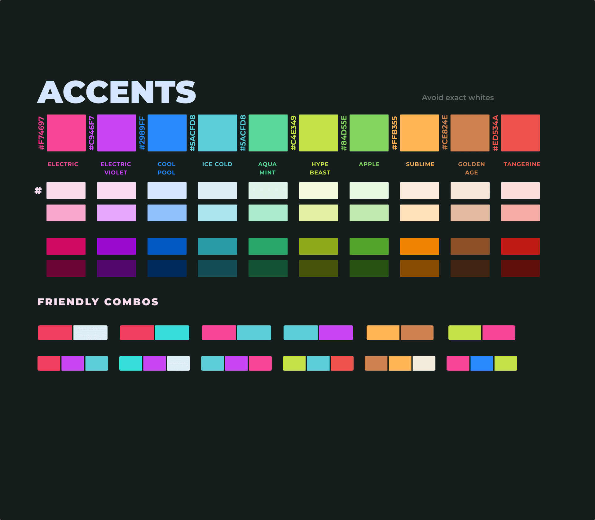 Mythical — Color accents